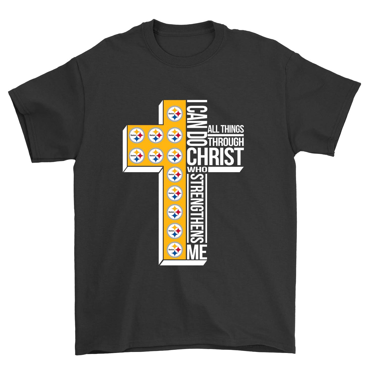 Pittsburgh Steelers "i Can Do All Things" Christian T-Shirt